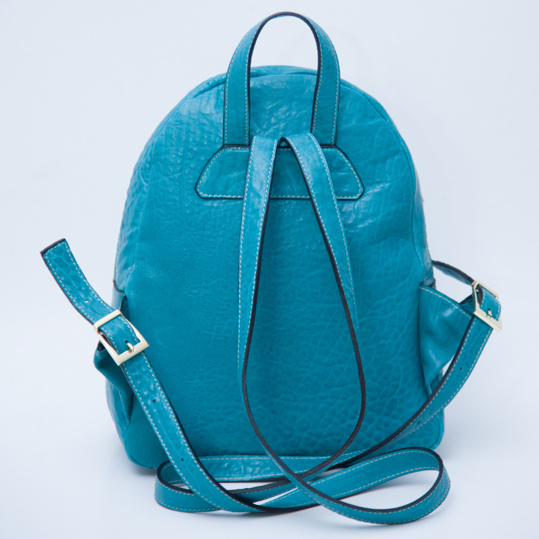 Zaino in Pelle Vera Placcature in Oro