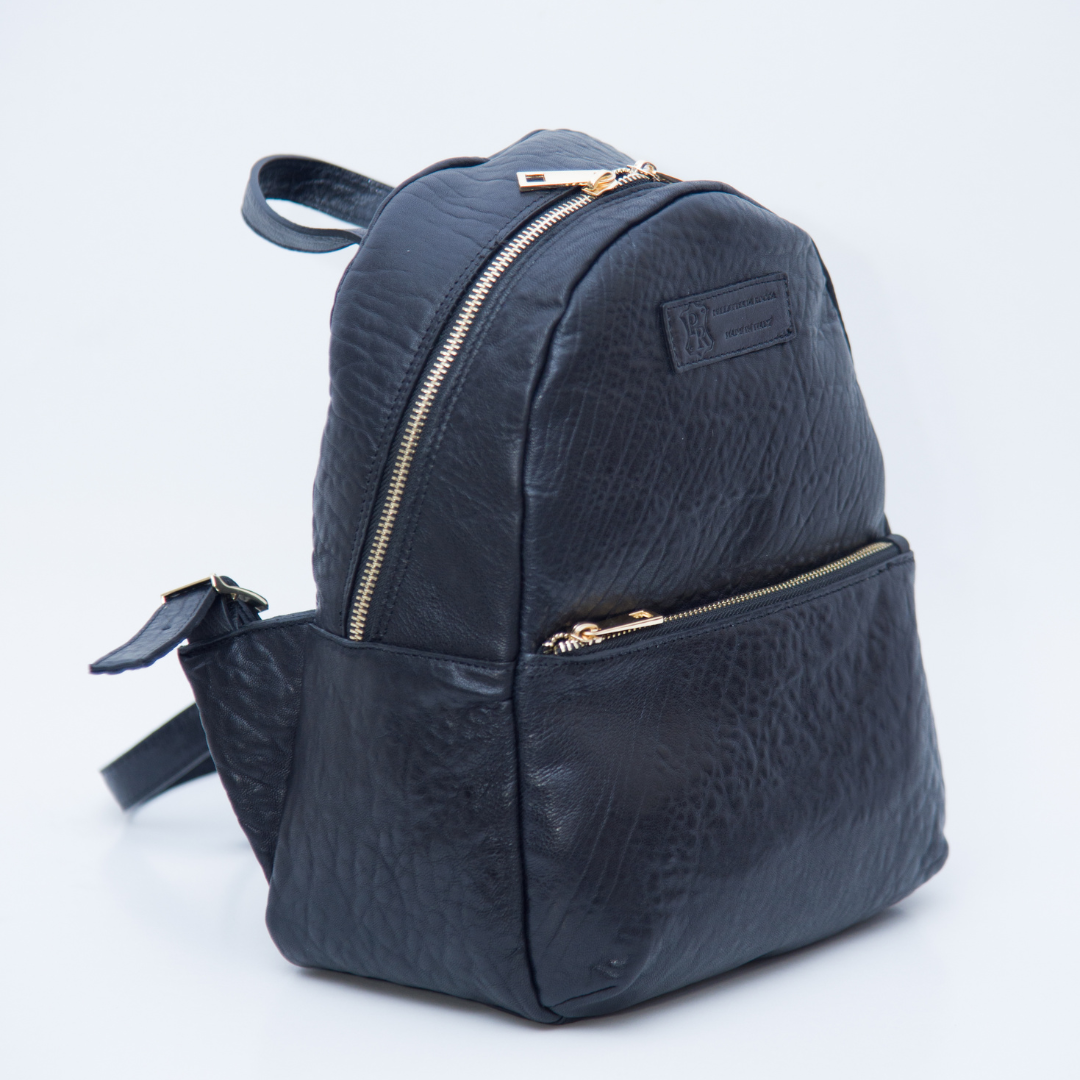 Zaino in Pelle Vera Placcature in Oro