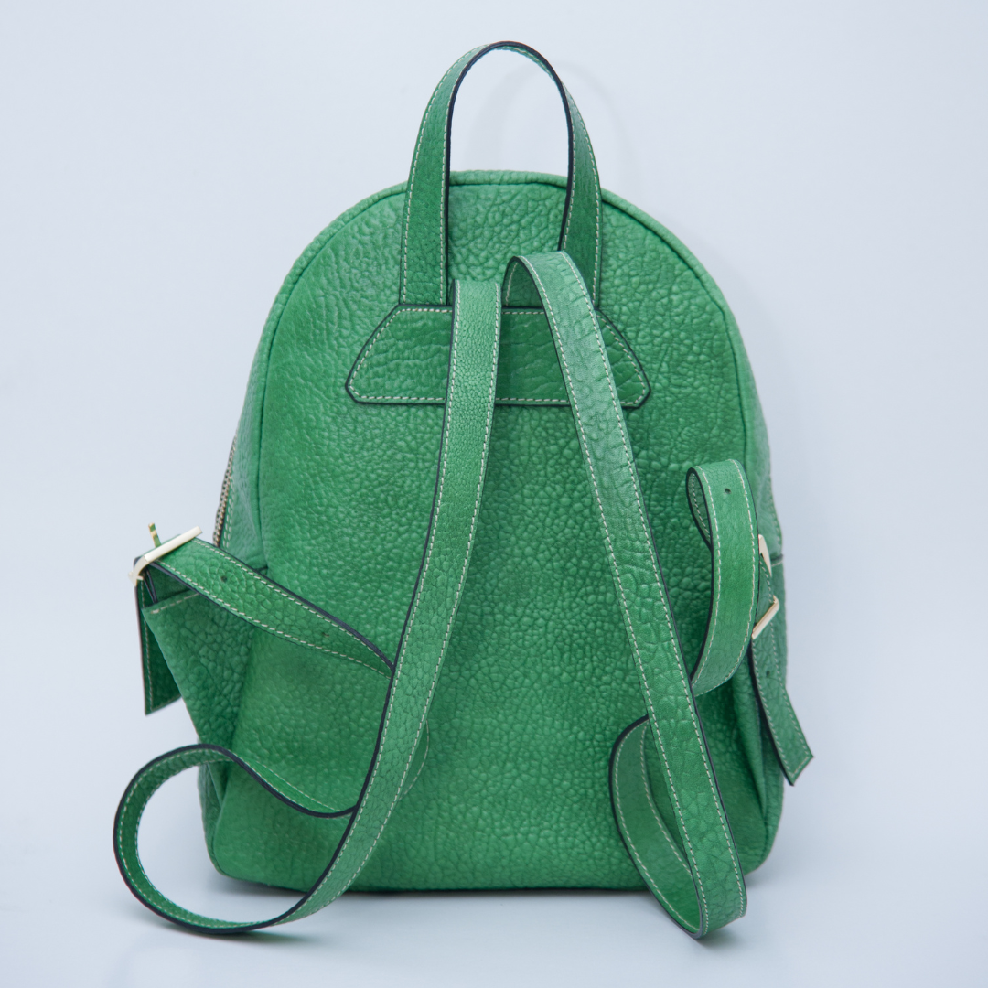 Zaino in Pelle Vera Placcature in Oro