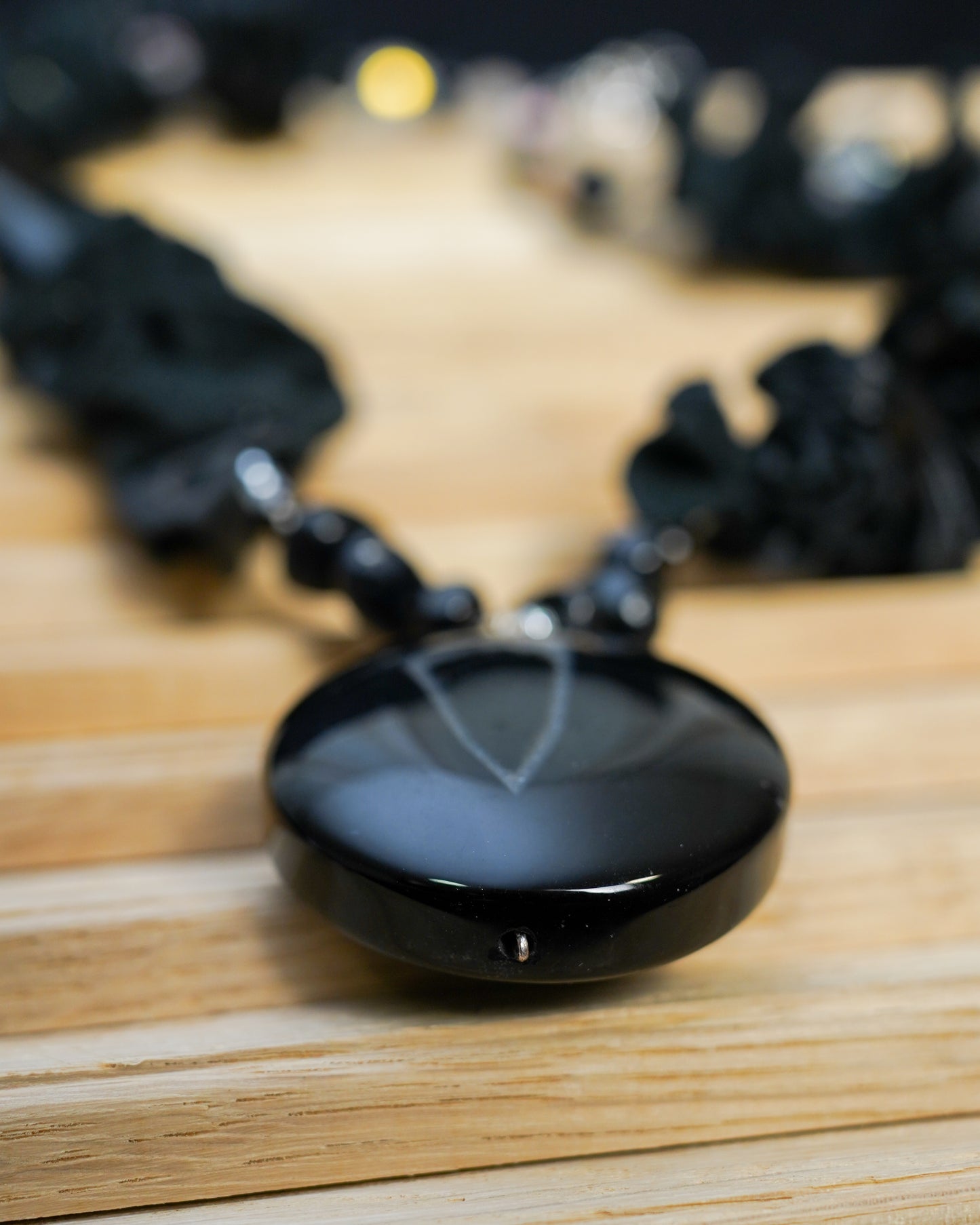 Black collana con pendente