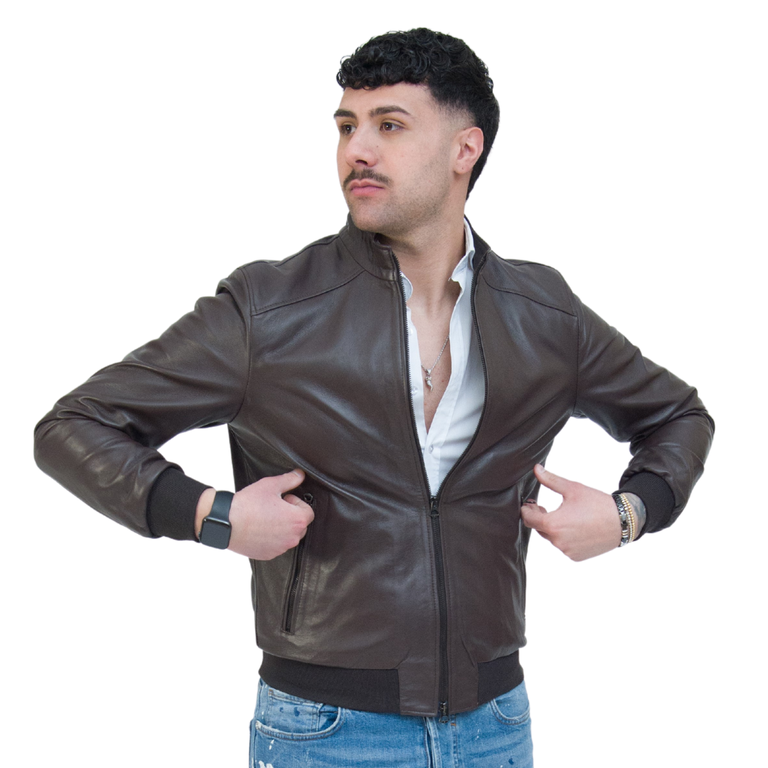 Bomber Testa di Moro Uomo