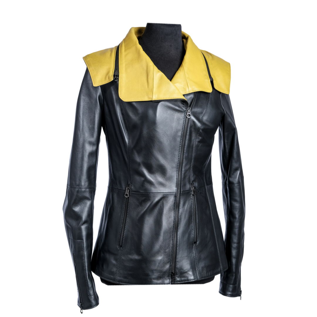 Giacca con cappuccio Bicolor Donna