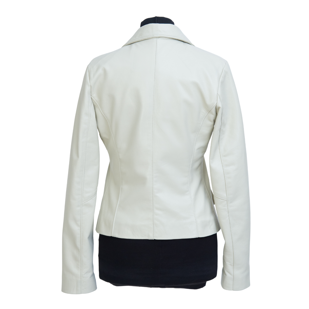 Blazer Donna Bianco Latte