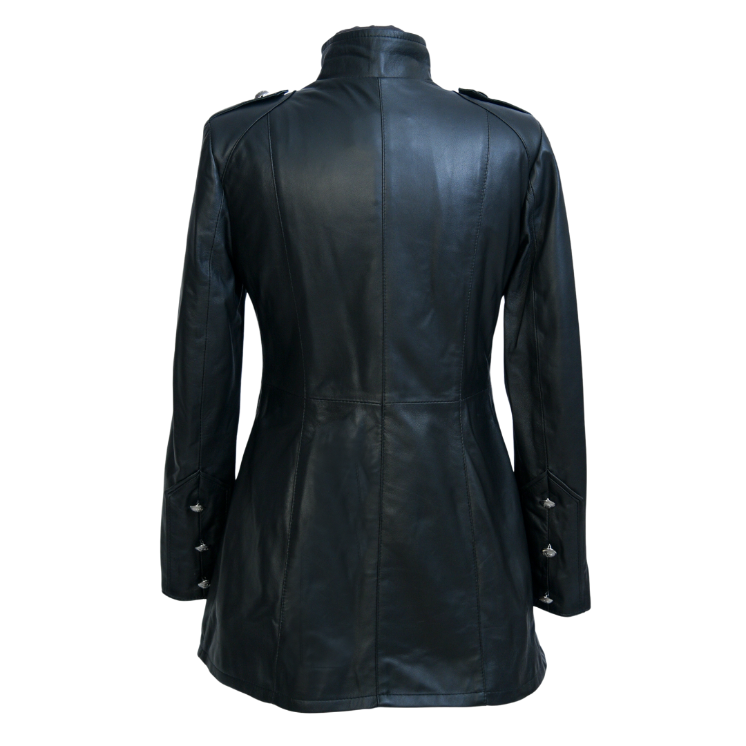 Trench Corto Imperiale Nero Donna