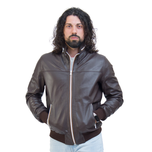 Bomber con Laccetto Testa di Moro Uomo