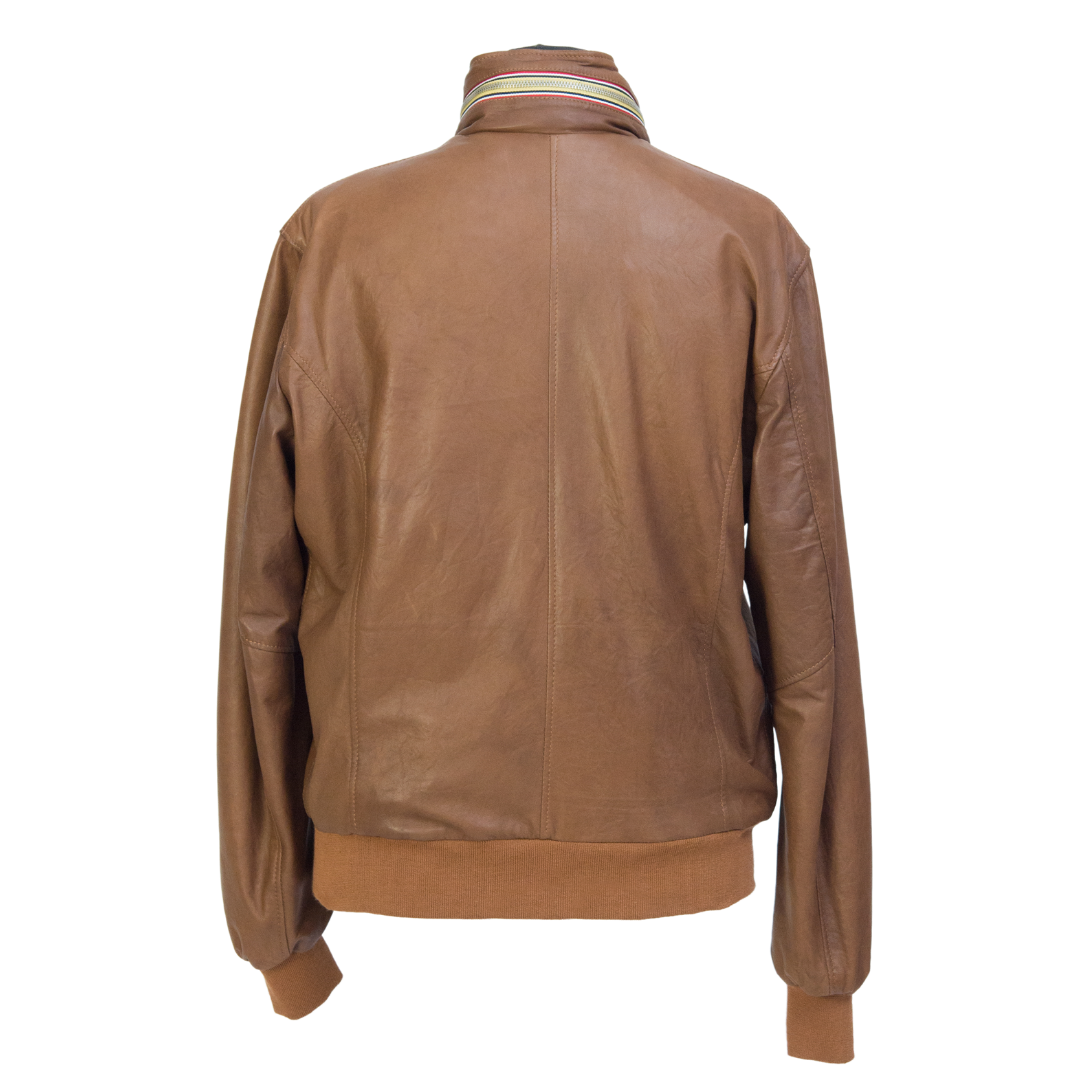 Bomber con Laccetto Miele Uomo