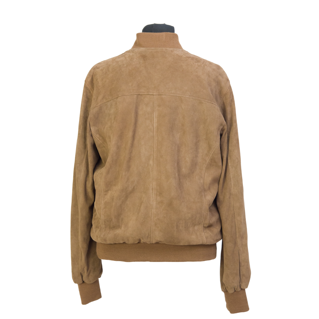 Bomber Scamosciato Miele Uomo