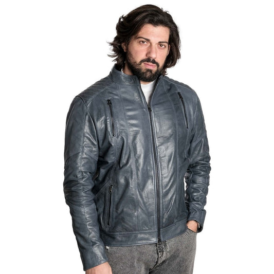 Giubbotto Sprint in Pelle Avion Uomo