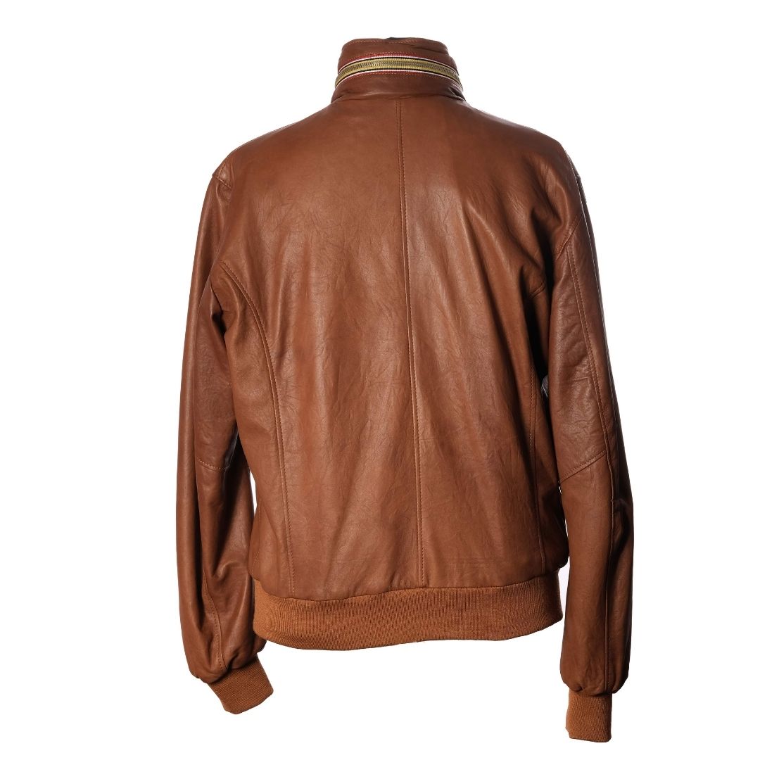 Bomber in Nappa effetto Cuoio Uomo